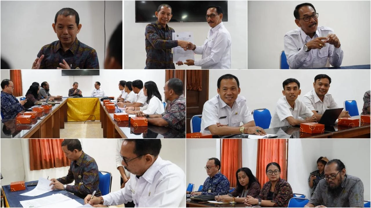 Penandatanganan PKS (Perjanjian Kerjasama) Kontrak Swakelola Terkait Mitigasi Risiko Museum.